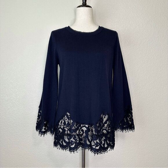 Soft Surroundings Wool Cashmere Blend Isabeau Tunic Sweater - Picture 1 of 13